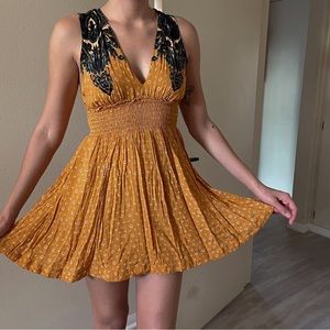 Free People Vacation Back Cutout Dress